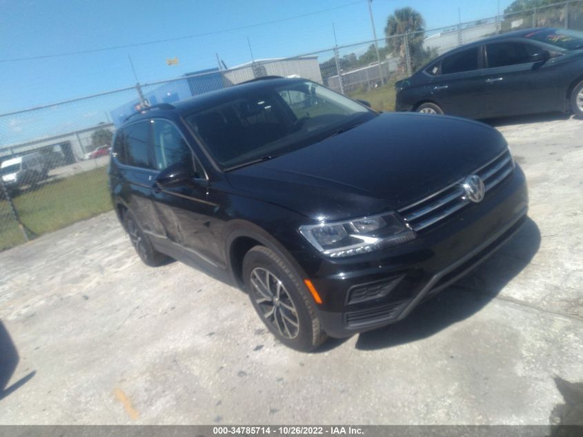 2021 VOLKSWAGEN TIGUAN SE/SE R-LINE BLACK/SEL VIN: 3VV3B7AX6MM104394