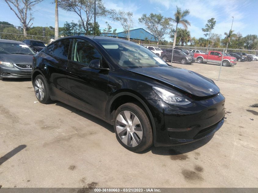 2023 TESLA MODEL Y LONG RANGE VIN: 7SAYGDEEXPA029172