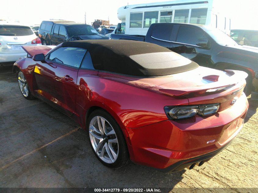2021 CHEVROLET CAMARO 2LT VIN: 1G1FD3DS9M0141109