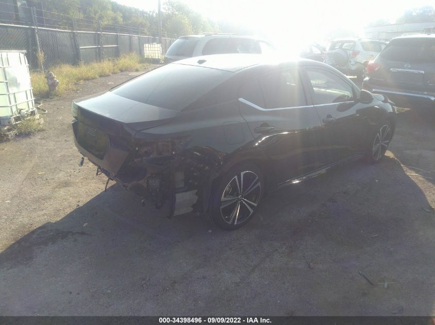 2021 NISSAN SENTRA SR VIN: 3N1AB8DV5MY314146