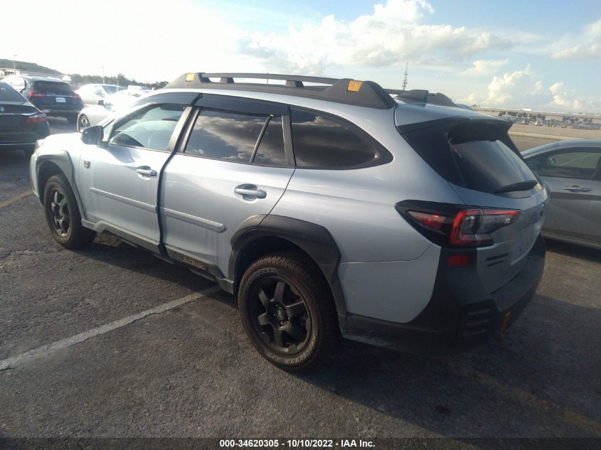 2022 SUBARU OUTBACK WILDERNESS VIN: 4S4BTGUD3N3210602