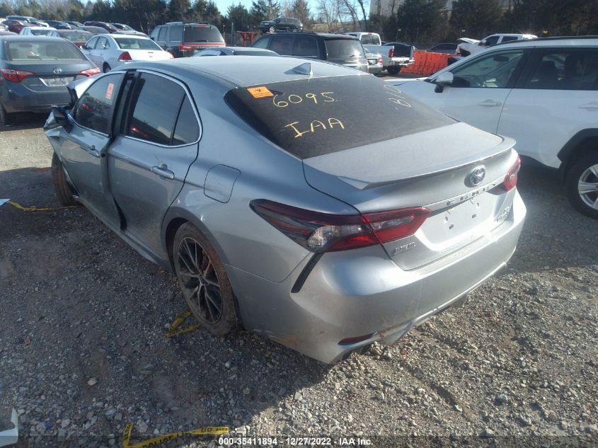 2022 TOYOTA CAMRY HYBRID VIN: 4T1G31AK1NU596095