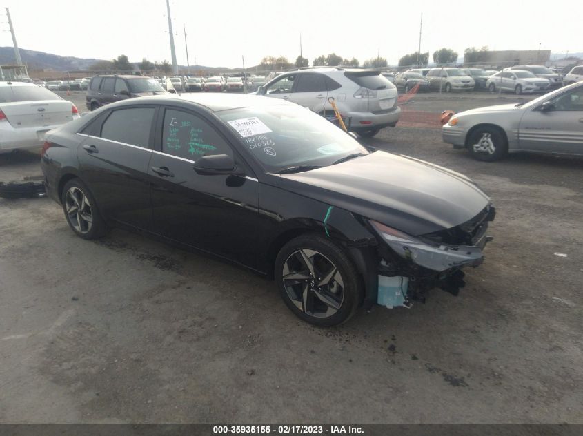 2023 HYUNDAI ELANTRA HYBRID LIMITED VIN: KMHLN4AJ5PU046984