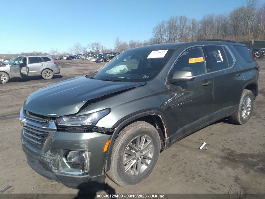2022 CHEVROLET TRAVERSE LT CLOTH VIN: 1GNEVGKW1NJ188506