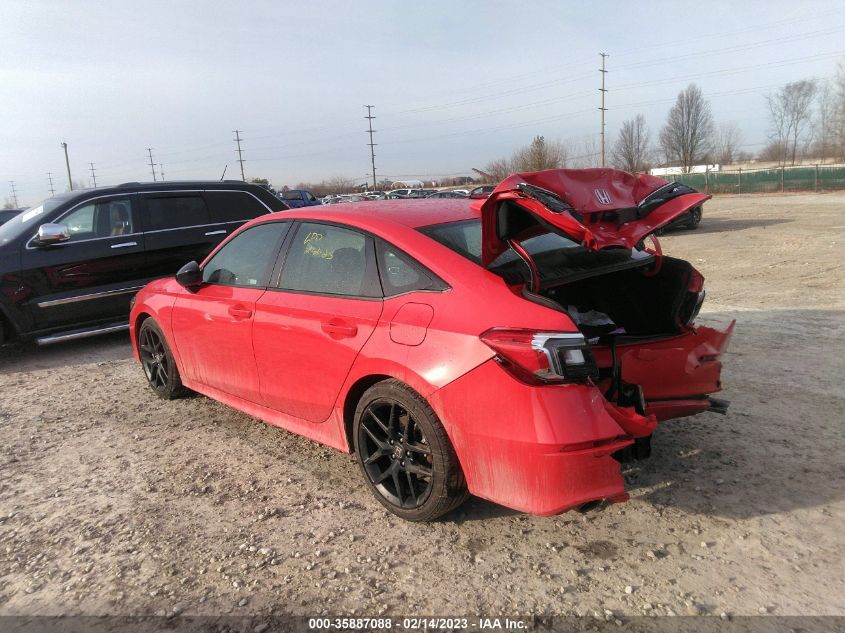 2022 HONDA CIVIC SI VIN: 2HGFE1E58NH474529