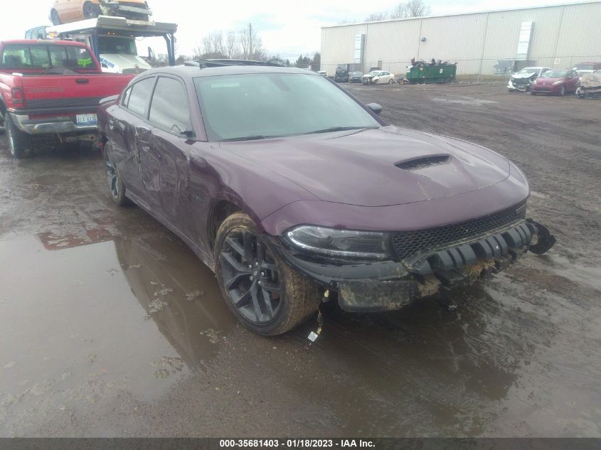 2022 DODGE CHARGER R/T VIN: 2C3CDXCTXNH143321