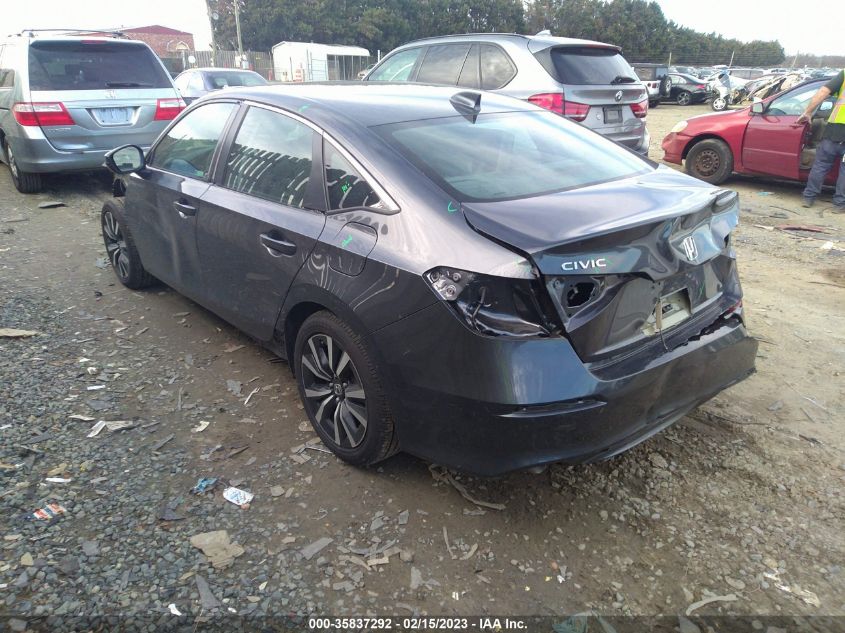 2022 HONDA CIVIC SEDAN EX VIN: 2HGFE1F71NH322592