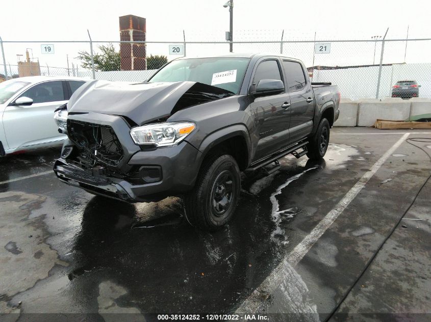 2022 TOYOTA TACOMA 2WD SR/SR5 VIN: 3TYAX5GN1NT042426