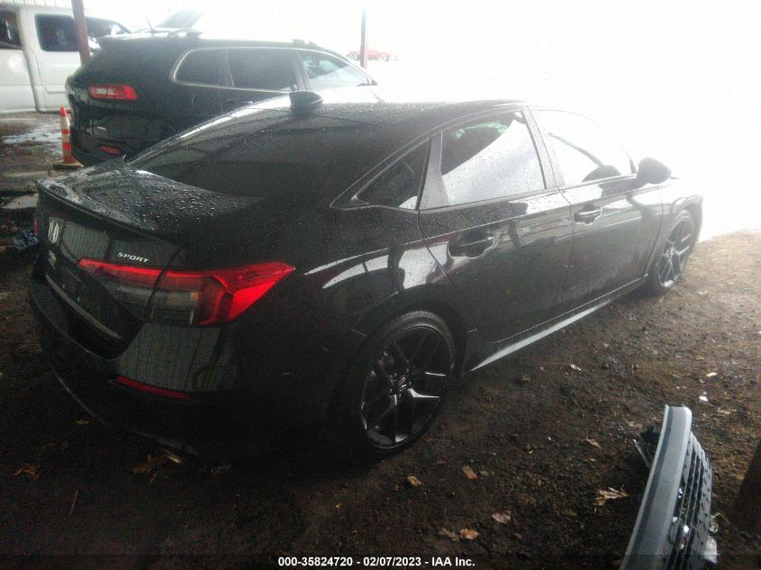 2022 HONDA CIVIC SEDAN SPORT VIN: 2HGFE2F57NH501143