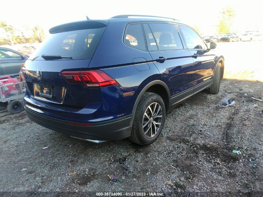 2021 VOLKSWAGEN TIGUAN S VIN: 3VV1B7AX1MM032415