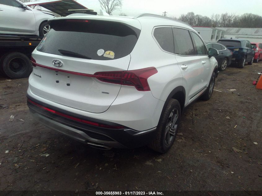 2021 HYUNDAI SANTA FE SEL VIN: 5NMS2DAJ0MH366869