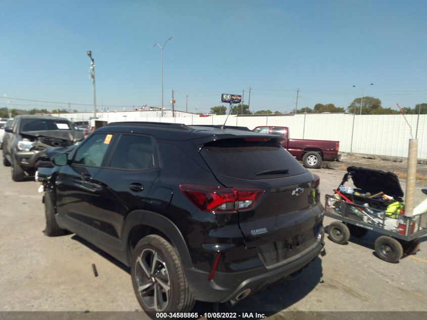 2022 CHEVROLET TRAILBLAZER RS VIN: KL79MTSL3NB109212