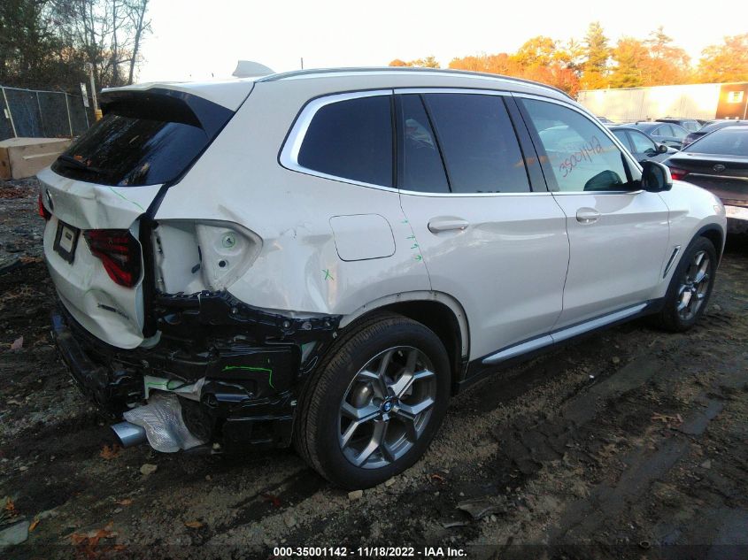 2020 BMW X3 XDRIVE30I VIN: 5UXTY5C03L9D58516