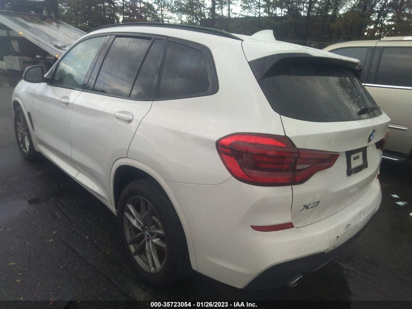 2021 BMW X3 XDRIVE30I VIN: 5UXTY5C02M9G47257