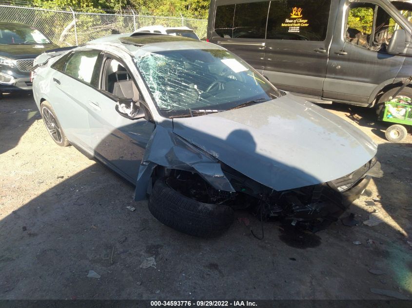 2022 HYUNDAI ELANTRA N LINE VIN: KMHLR4AF1NU326172