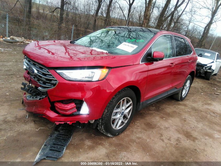 2021 FORD EDGE SEL VIN: 2FMPK3J97MBA35366