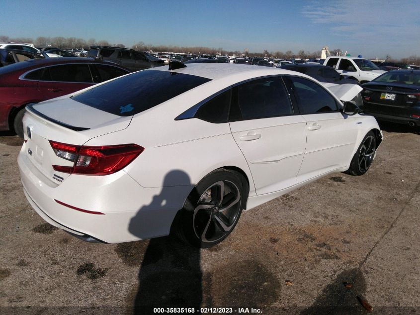 2022 HONDA ACCORD HYBRID SPORT VIN: 1HGCV3F26NA032169