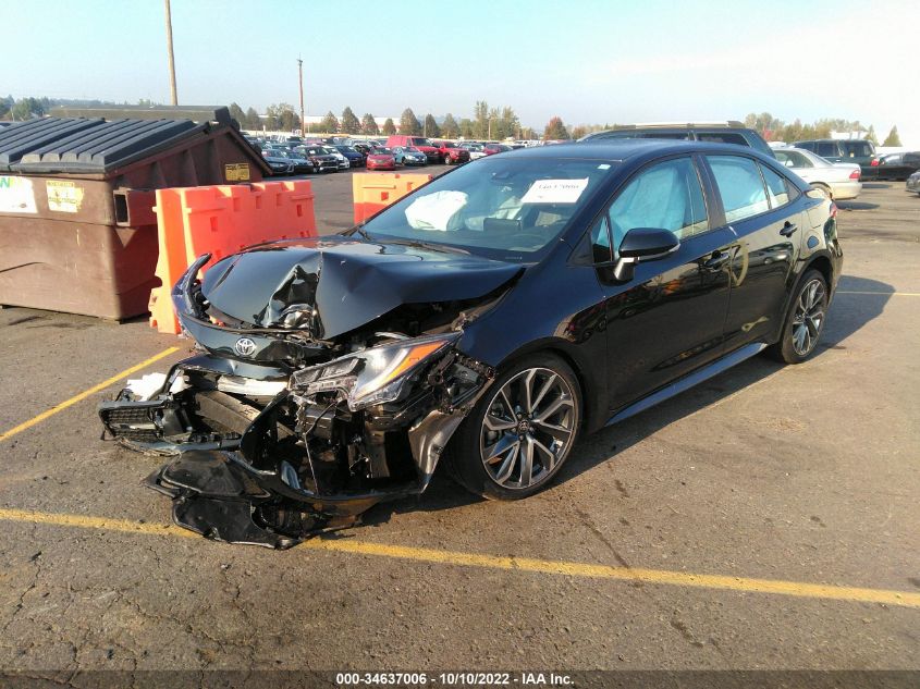 2021 TOYOTA COROLLA SE/NIGHTSHADE/APEX SE VIN: 5YFS4MCE7MP087855