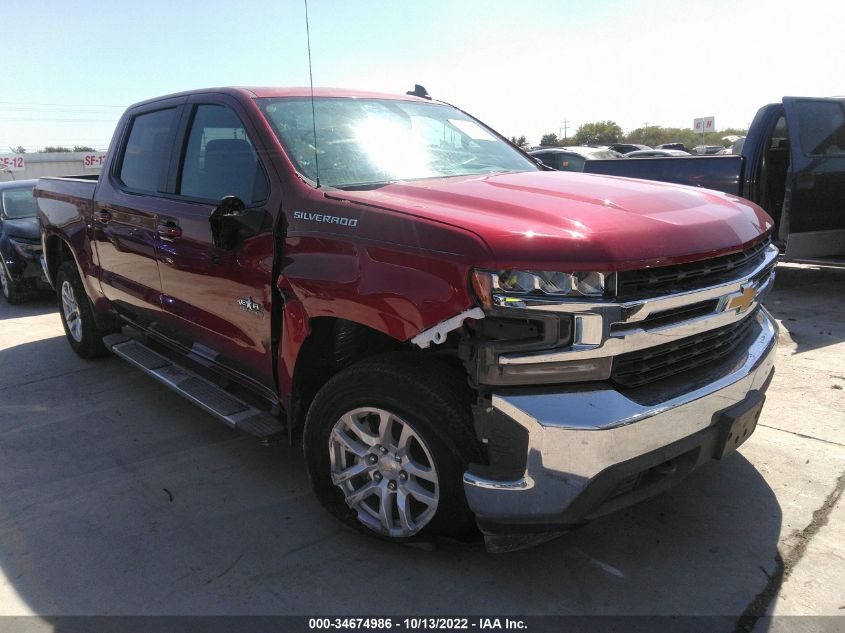 2021 CHEVROLET SILVERADO 1500 LT VIN: 3GCUYDED6MG449407