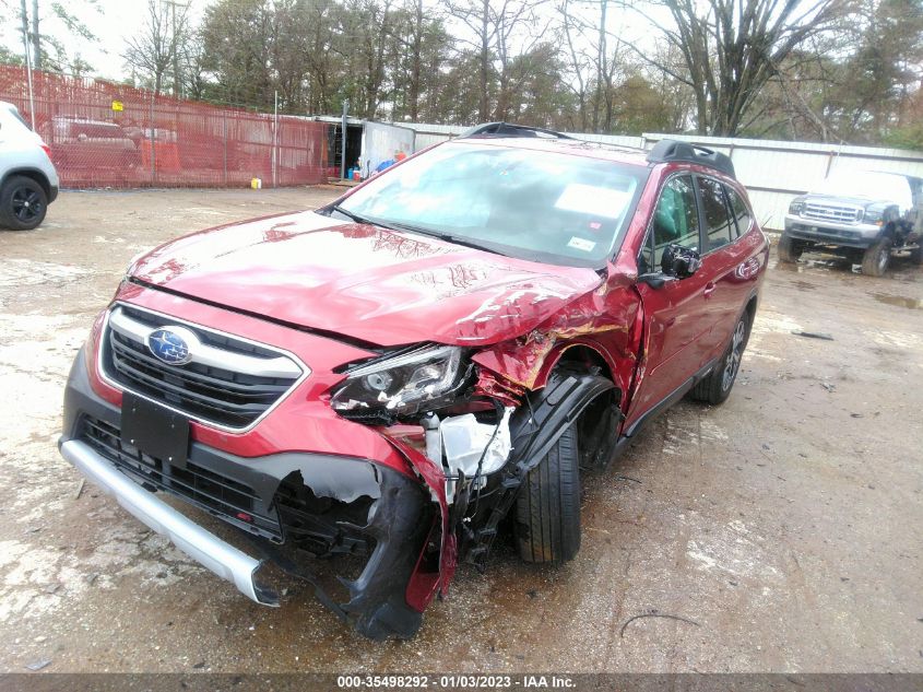 2022 SUBARU OUTBACK LIMITED VIN: 4S4BTANC6N3102218