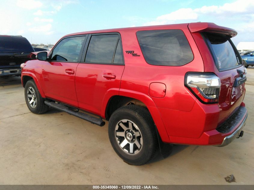 2021 TOYOTA 4RUNNER TRD OFF ROAD PREMIUM VIN: JTERU5JR7M5902400