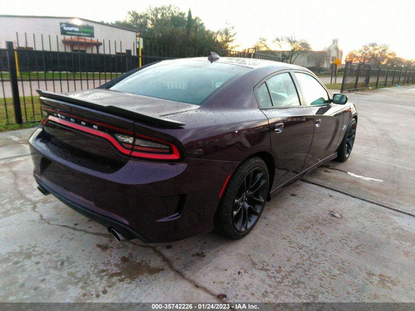 2021 DODGE CHARGER SCAT PACK VIN: 2C3CDXGJ6MH658940