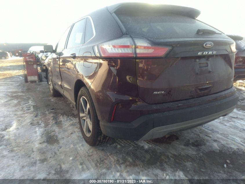 2021 FORD EDGE SEL VIN: 2FMPK4J97MBA39455