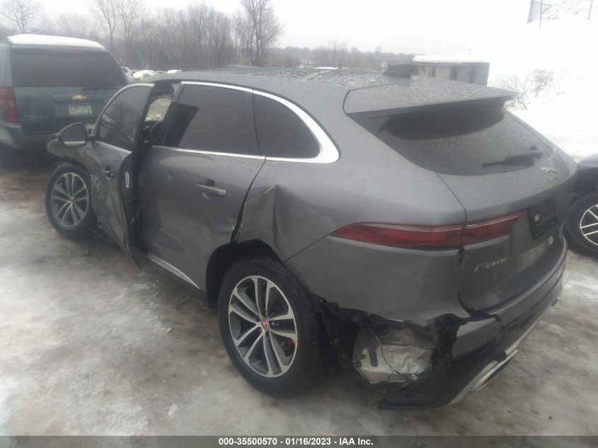 2021 JAGUAR F-PACE S VIN: SADCJ2EU6MA668679