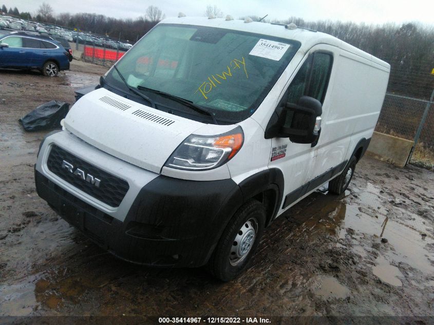 2022 RAM PROMASTER CARGO VAN VIN: 3C6LRVAGXNE110006