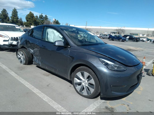 2022 TESLA MODEL Y LONG RANGE VIN: 7SAYGAEE7NF555158