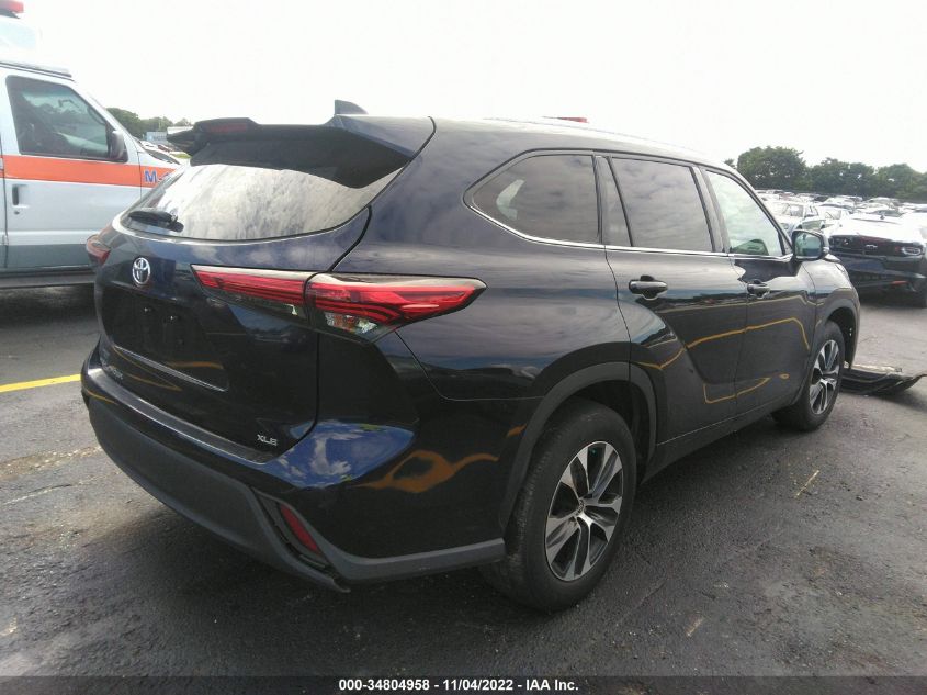 2020 TOYOTA HIGHLANDER XLE VIN: 5TDGZRAH6LS000535