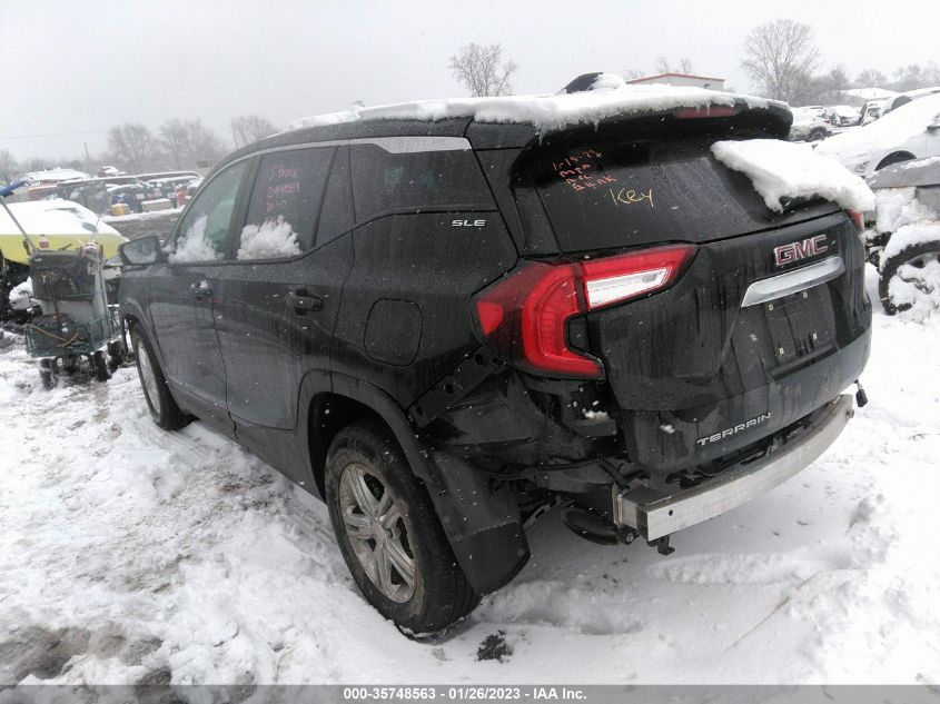 2022 GMC TERRAIN SLE VIN: 3GKALMEV6NL197150