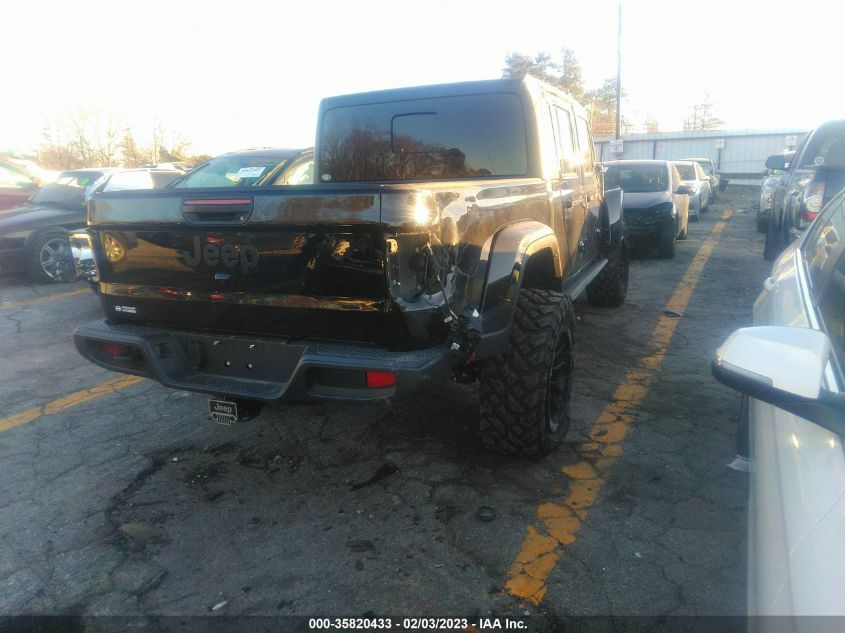2022 JEEP GLADIATOR SPORT S VIN: 1C6HJTAG4NL129756