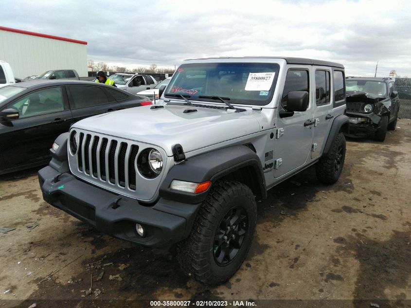 2022 JEEP WRANGLER UNLIMITED SPORT ALTITUDE VIN: 1C4HJXDN4NW177315