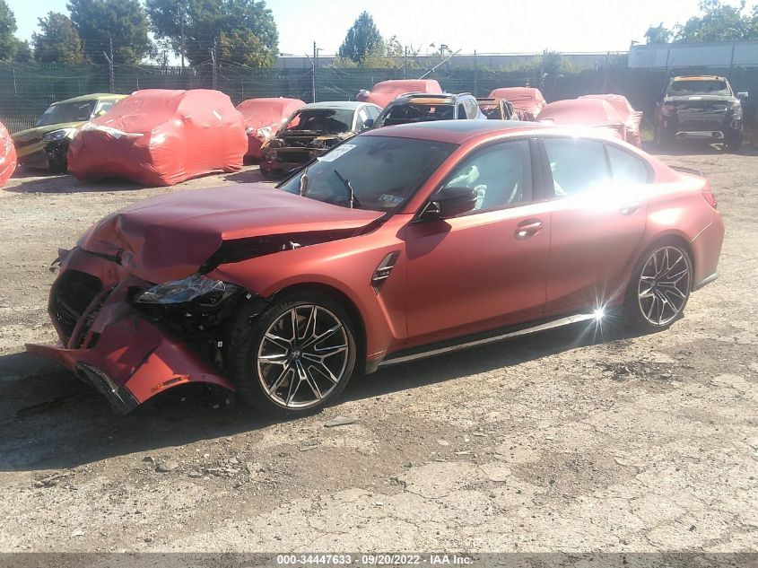 2022 BMW M3 VIN: WBS53AY05NFM22186