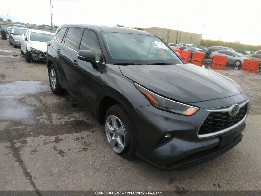 2022 TOYOTA HIGHLANDER LE VIN: 5TDZZRAH8NS549830