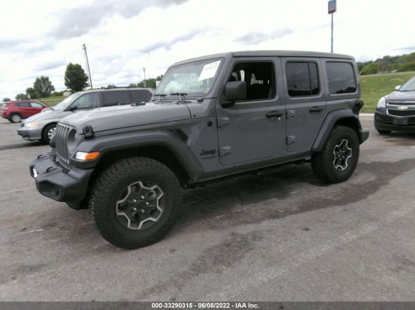 2022 JEEP WRANGLER UNLIMITED SPORT S VIN: 1C4HJXDG5NW148455