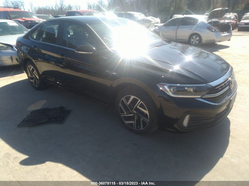 2022 VOLKSWAGEN JETTA SEL VIN: 3VWGM7BUXNM023363