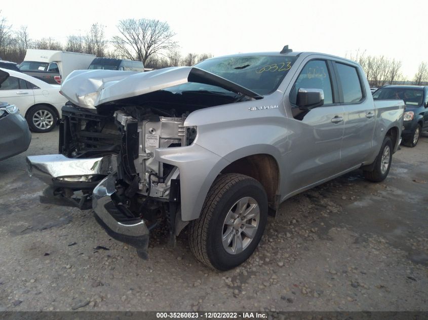 2021 CHEVROLET SILVERADO 1500 LT VIN: 3GCUYDED5MG106667