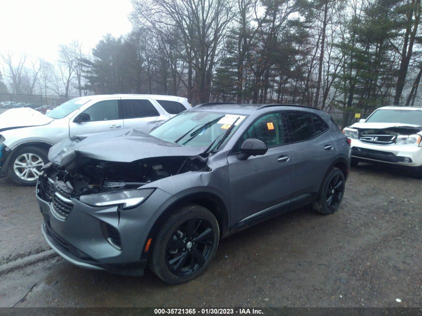 2021 BUICK ENVISION ESSENCE VIN: LRBFZPR41MD193643