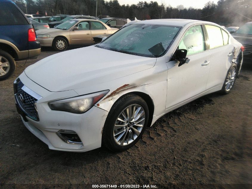 2021 INFINITI Q50 3.0T LUXE VIN: JN1EV7BR9MM752888