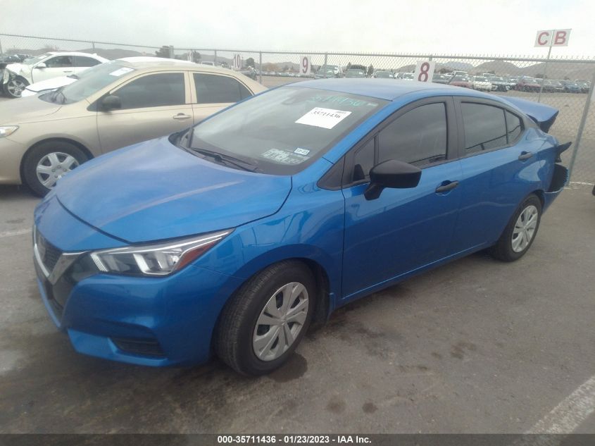 2022 NISSAN VERSA S VIN: 3N1CN8DV2NL821259