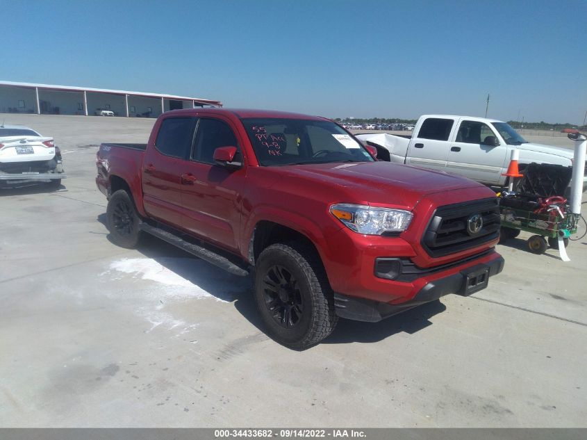 2021 TOYOTA TACOMA 2WD SR/SR5 VIN: 3TYAX5GN2MT013192