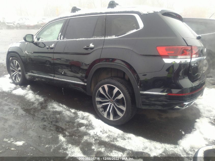 2022 VOLKSWAGEN ATLAS 3.6L V6 SEL PREMIUM VIN: 1V2FR2CA0NC518615
