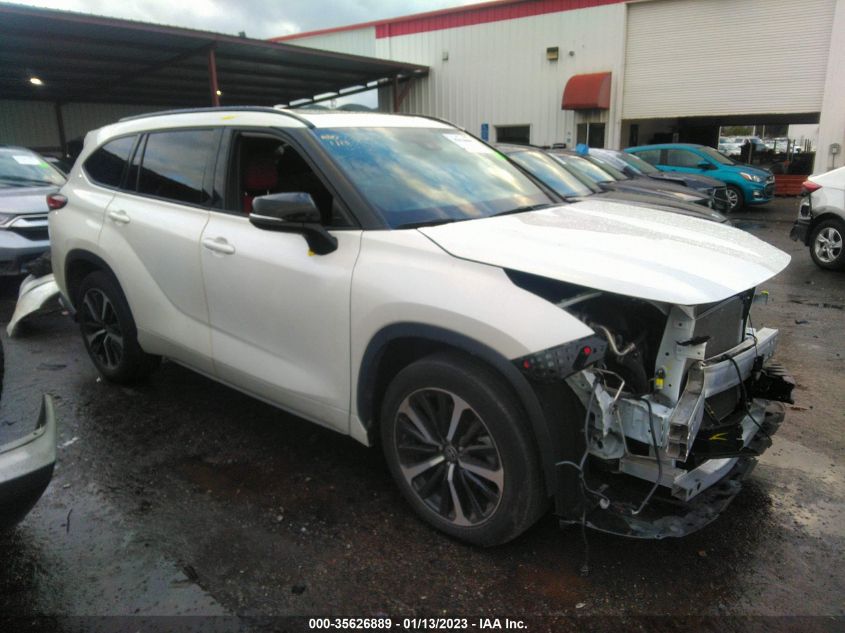 2021 TOYOTA HIGHLANDER XSE VIN: 5TDJZRBH5MS128187