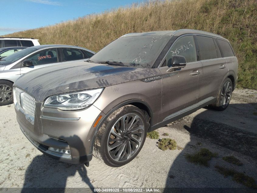 2021 LINCOLN AVIATOR RESERVE VIN: 5LM5J7XC6MGL11563