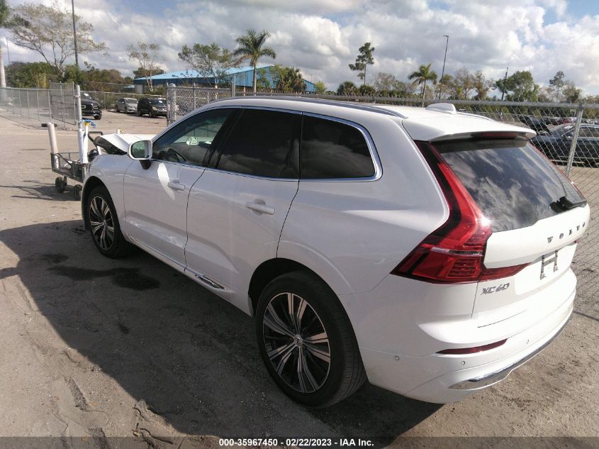 2022 VOLVO XC60 INSCRIPTION VIN: YV4L12DLXN1008261