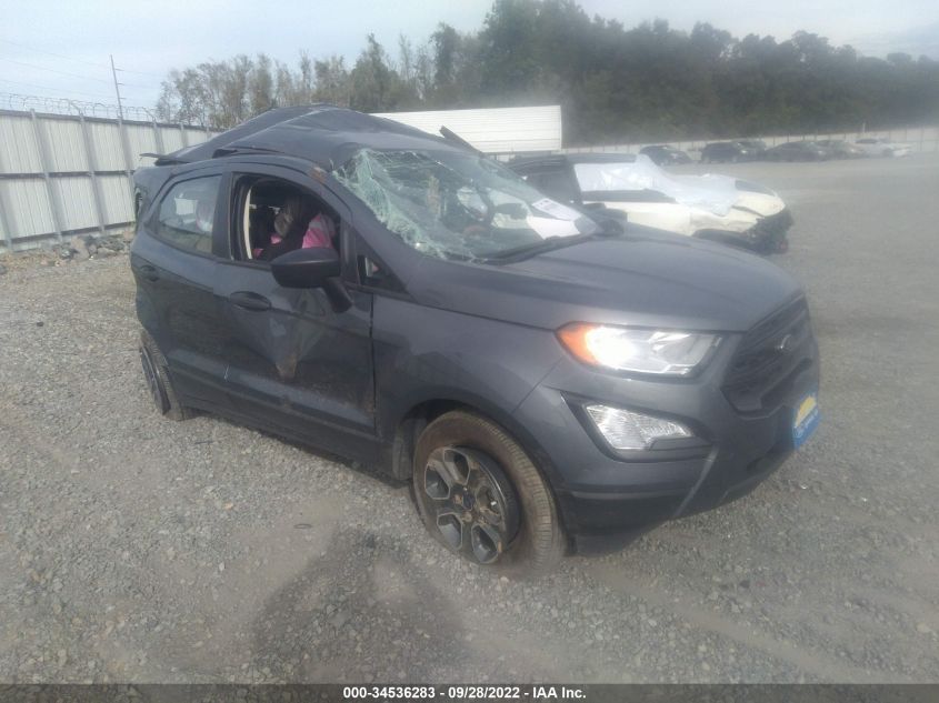 2021 FORD ECOSPORT S VIN: MAJ3S2FEXMC449203