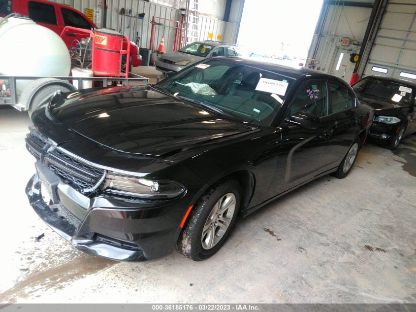 2022 DODGE CHARGER SXT VIN: 2C3CDXBG3NH197158