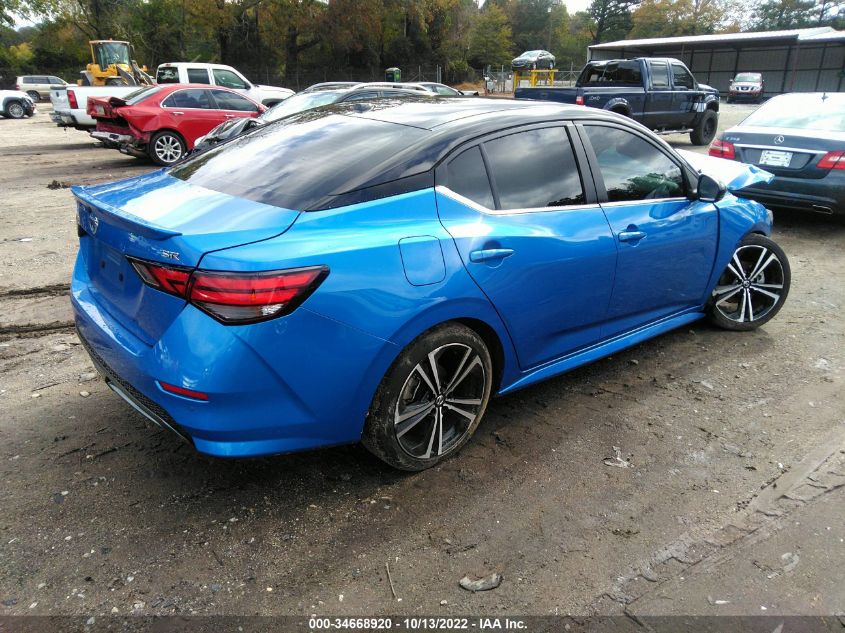 2021 NISSAN SENTRA SR VIN: 3N1AB8DV7MY275835